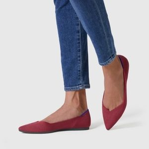 Rothy’s | The Point Flat in Cinnamon Size 10 (Missing Insoles) Discontinued